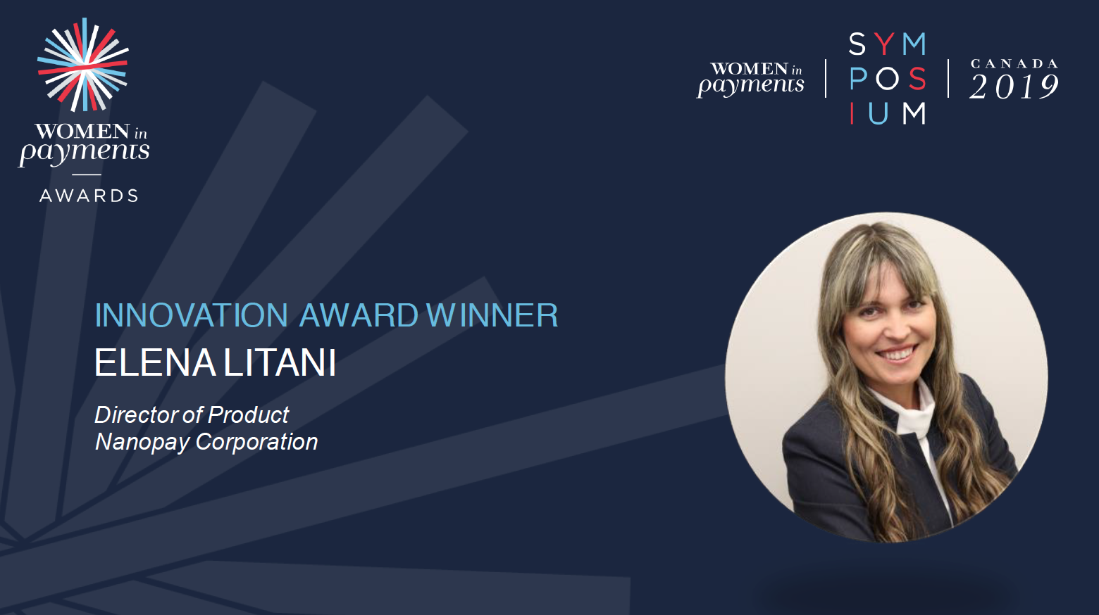 Read more about the article nanopay’s Elena Litani wins the Women in Payments Innovation Award