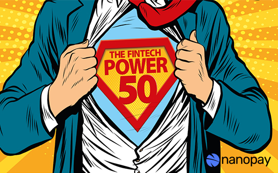 Read more about the article nanopay featured in the exclusive Fintech Power 50 industry guide for 2020